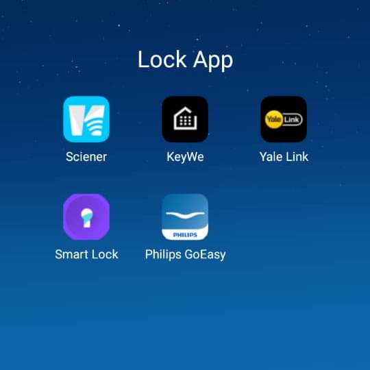 Digital lock phone application